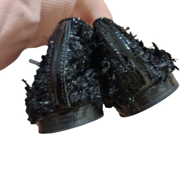 Jean-Michel Cazabat ruffle black flats - Picture 7 of 8